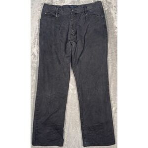Kenneth Cole Jeans Men's 33X28.5 (Tag 34X32) Reaction Tapered Fit Cotton‎ Black